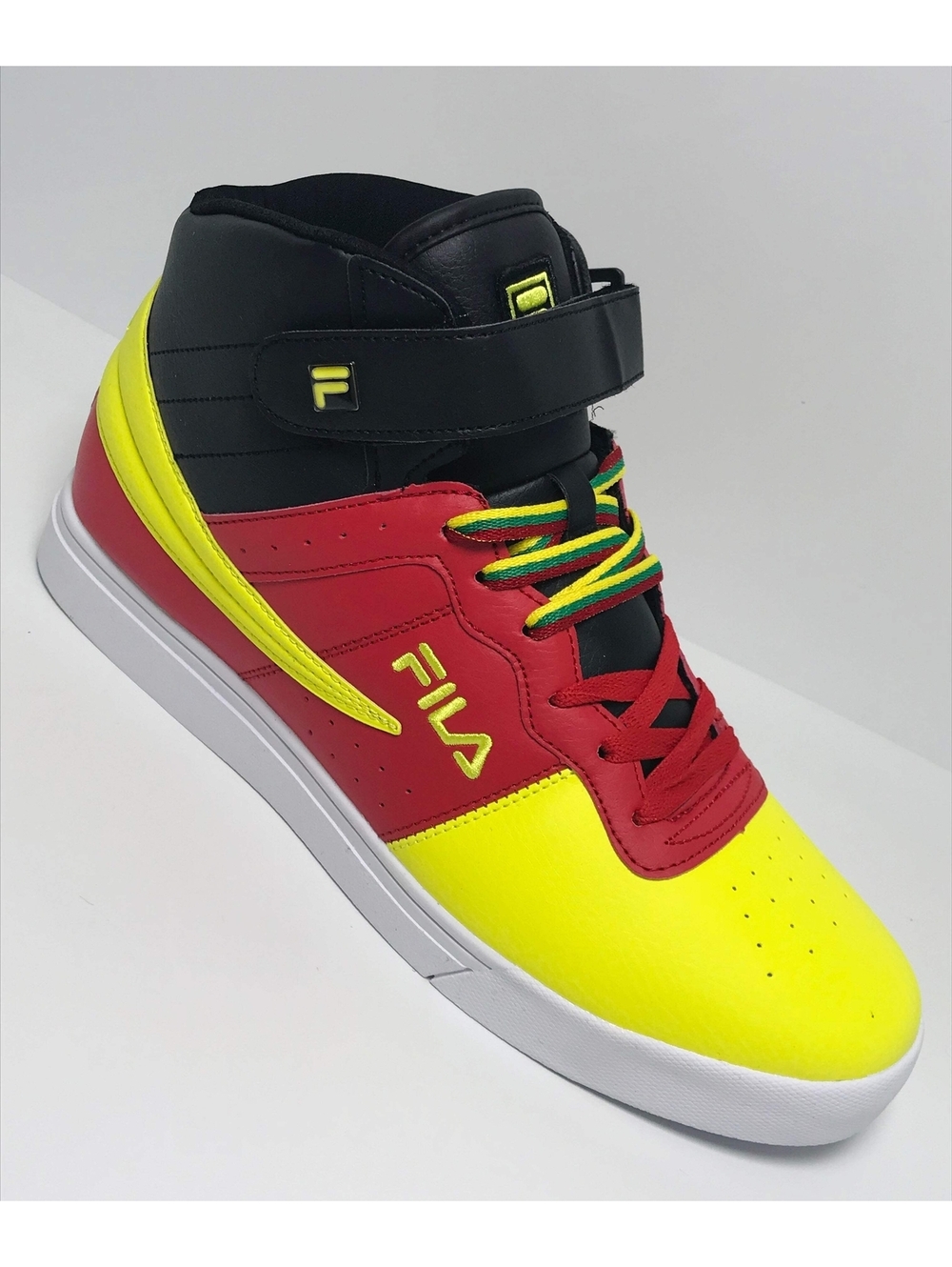 Men's Fila Vulc 13 Mid Black | Red | White Sneaker NWT